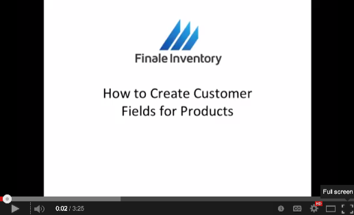 , Video tutorial: How to create custom fields in products