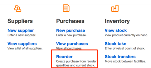 , Major Improvements to Reorder Functionality
