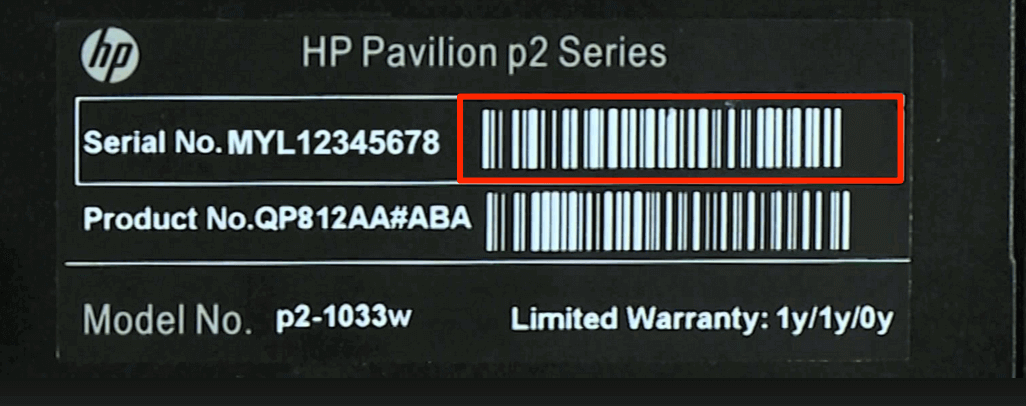 prs serial number handwritten will