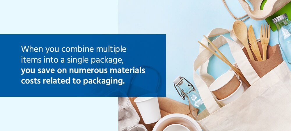 bundles reduce your packaging costs