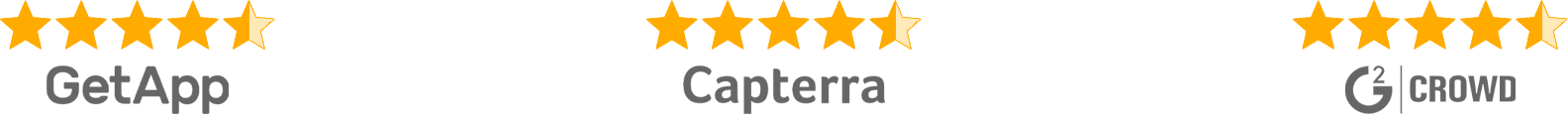 4.5 Stars Review Sites Row