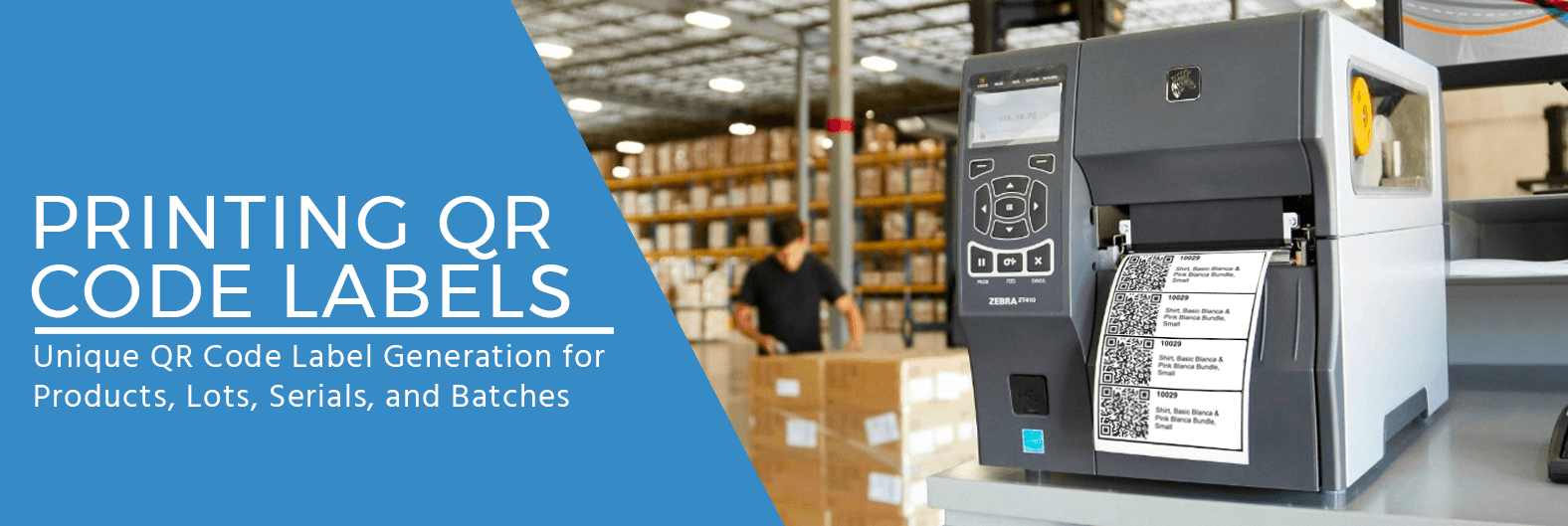 QR Code Label Printing Printing QR Code Labels Header