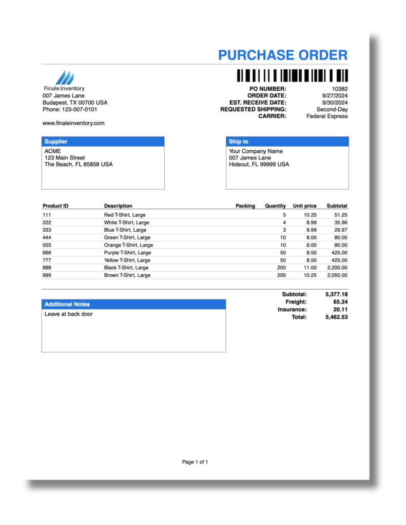Free Purchase Order Templates: 5 Options for Efficient Business Management free-purchase-order-templates-5-options-for-efficient-business-management