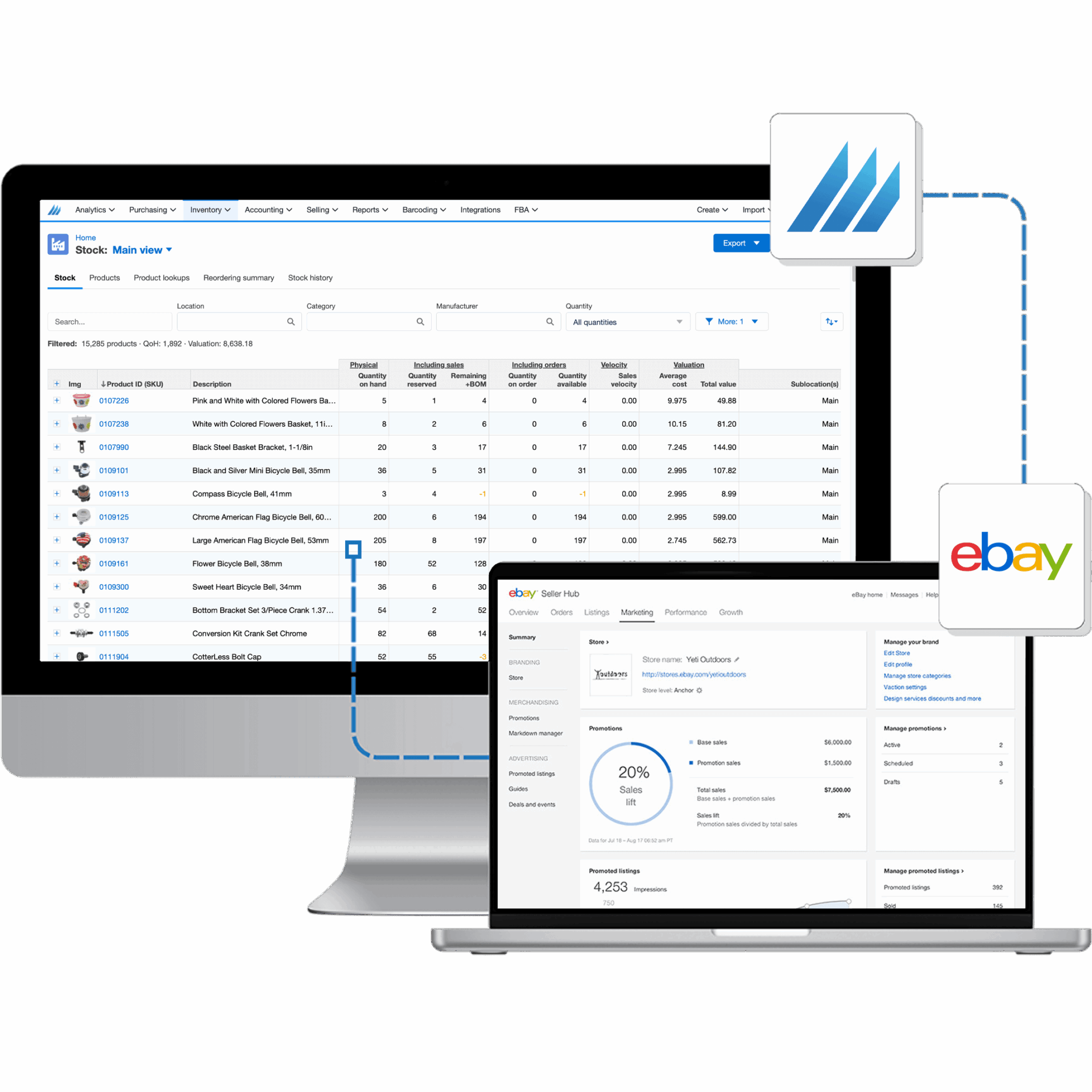 Finale Inventory and ebay integration