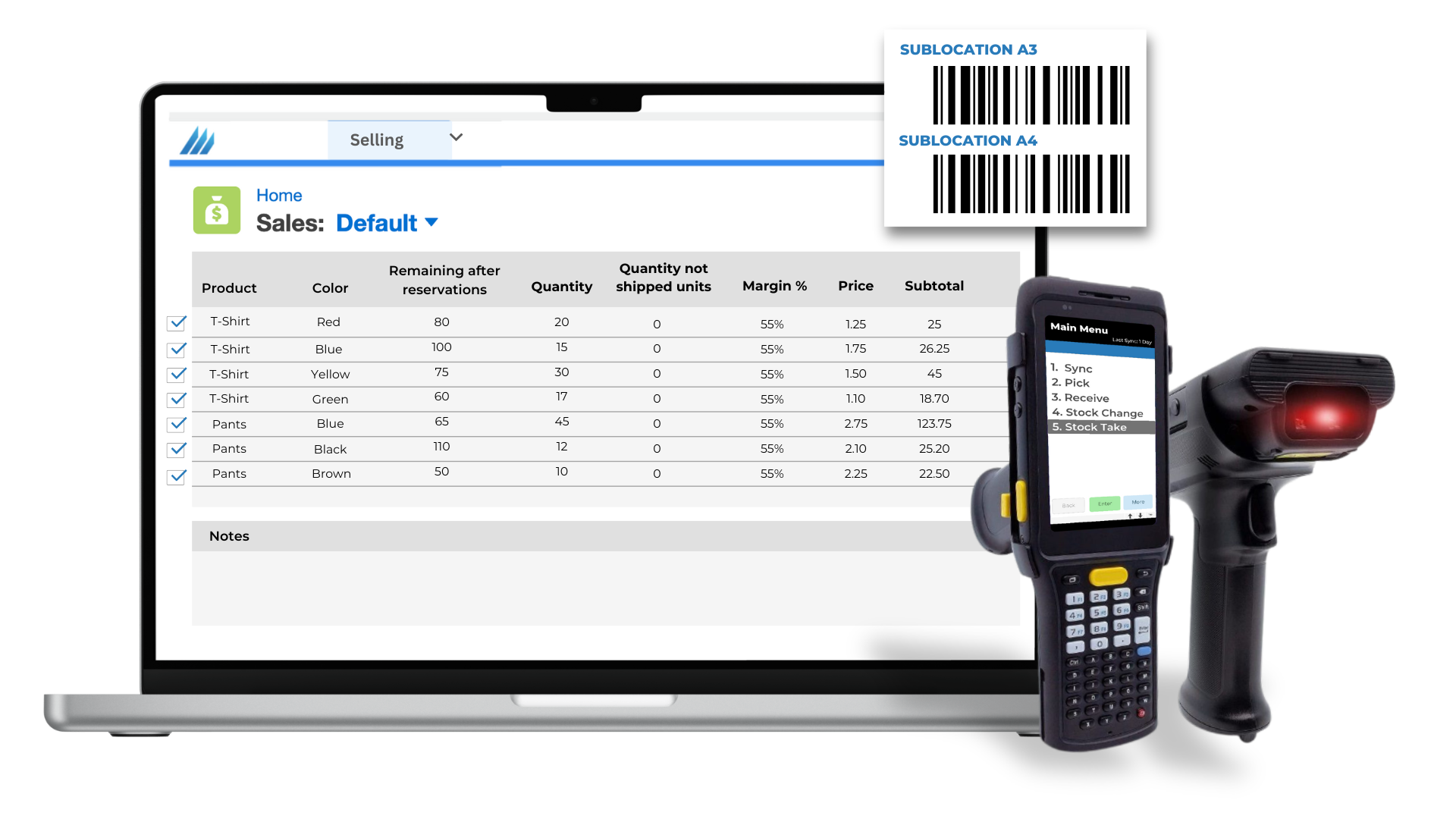 barcode scanning - picking with barcode scanner barcode scanning - picking with barcode scanner