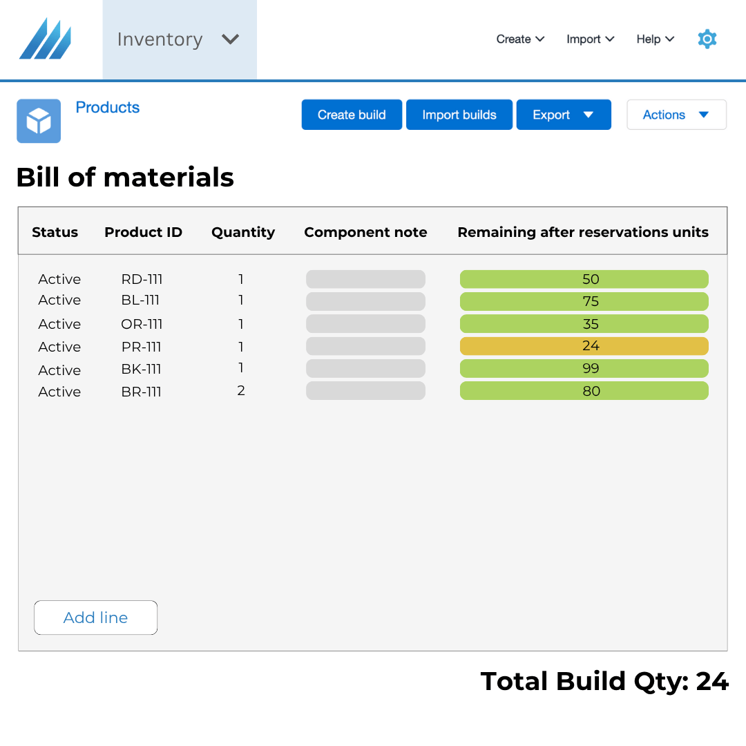 Bill of Materials (BOM) Software, product screen (3)