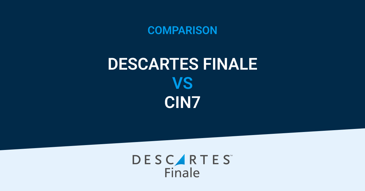 Descartes Finale vs. Cin7