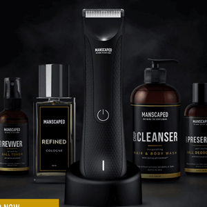 Manscaped product display line up